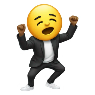 Personne qui dab sticker