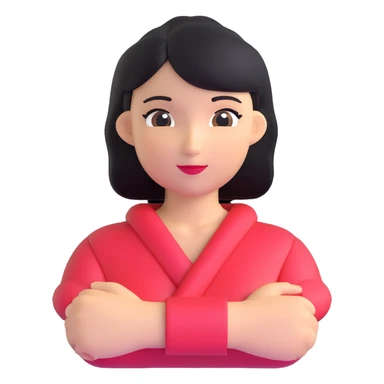 woman upper body sticker