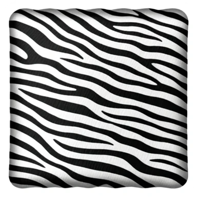 ''zebra Patterned'' Clothe sticker