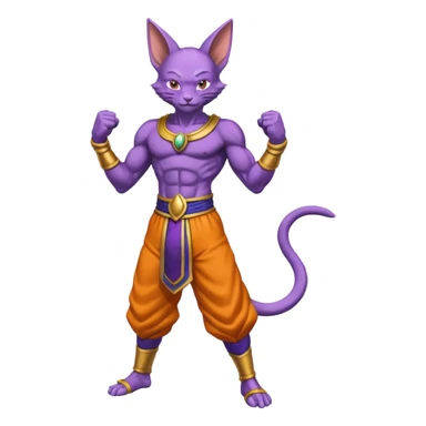 Beerus-Lombax full body  sticker