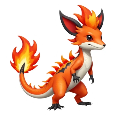 Salandit-Braixen-fusion sticker