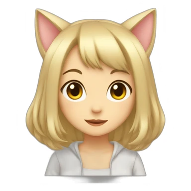 neko-girl sticker
