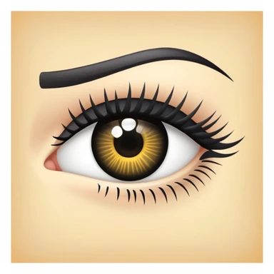 eyelash like this ")" sticker