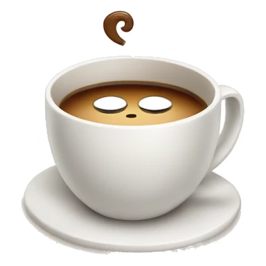 Cute cup of coffee  sticker