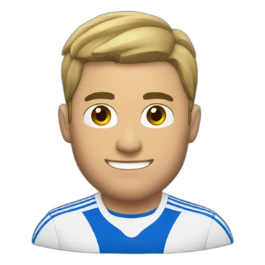 dejo el equipo de futbol porque juego pocos minutos sticker