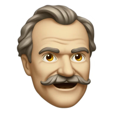 Nietzsche rire sticker