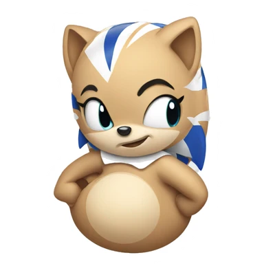 pregnant sonic sticker