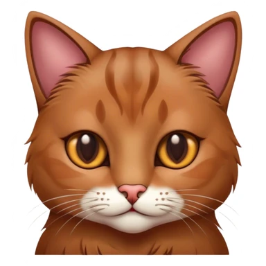 A cat with eyes in love sticker