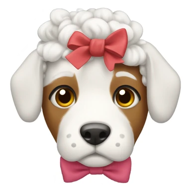 Caboodle with a bow on its head  sticker