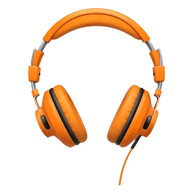 Orange headphones (Oren from sprunki) sticker