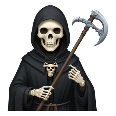 The grim reaper sticker