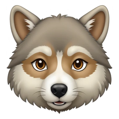 Wooly agouti husky sticker