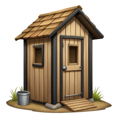 outhouse sticker