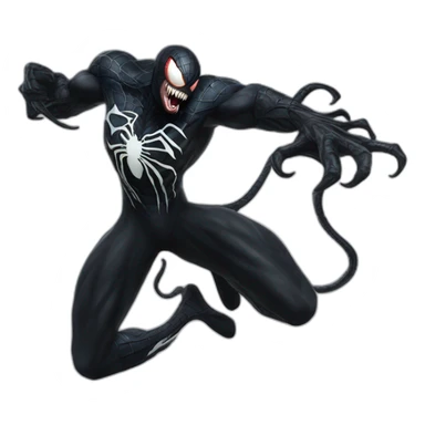 Venom from spider man sticker