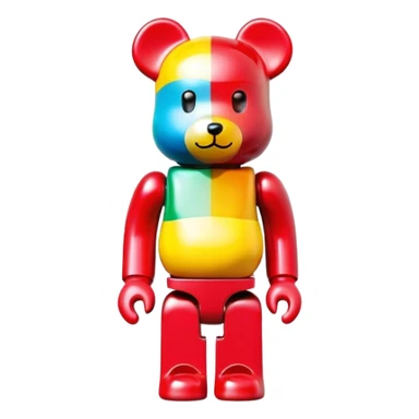 bearbrick collectible toy figure sticker