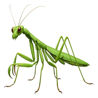 praying mantis sticker
