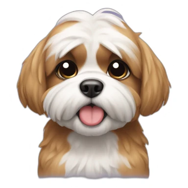 shitzu cachorro sticker