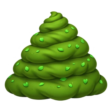 Green poop sticker
