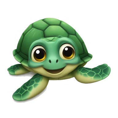 Sea little turtle sticker