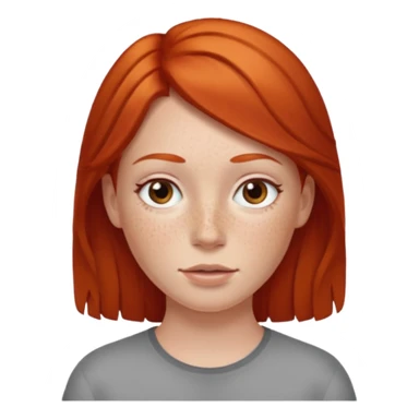 lol red headed sticker