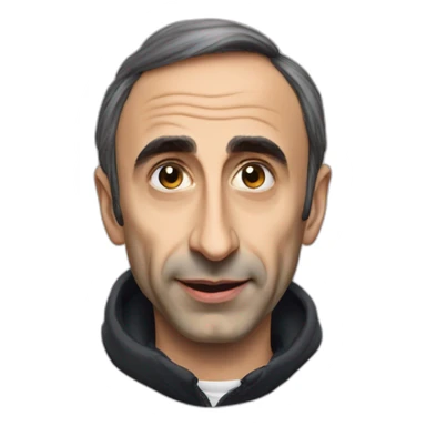 Éric Zemmour qui sourit sticker