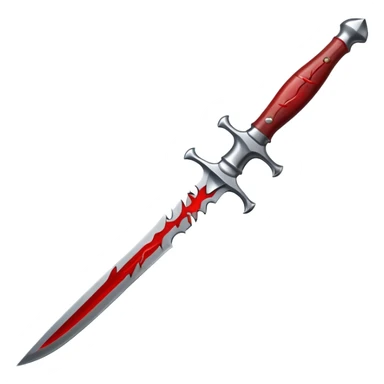 Bloody dagger sticker