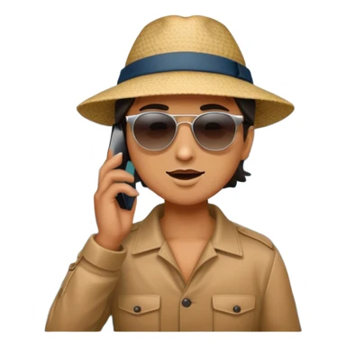 Stormy seas with mom calling sticker