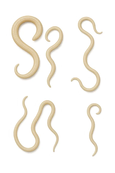 tenia intestinali senza sfondo sticker