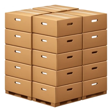 stack of many beer boxes sticker