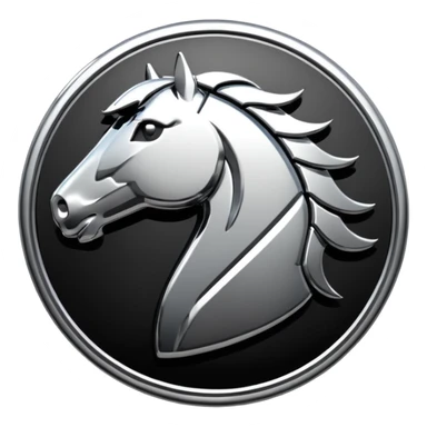 mustang logo sticker