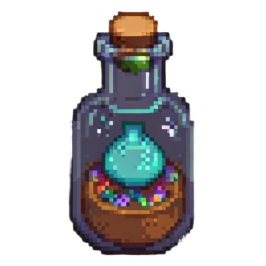 Potion bottle sticker