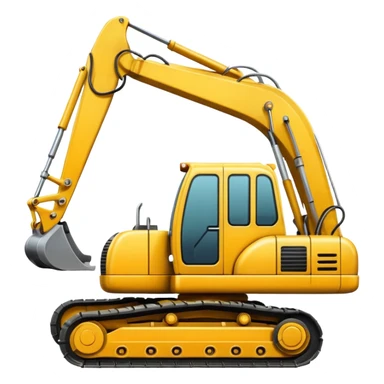 excavator sticker