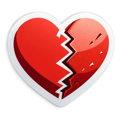 Heartbreak  sticker