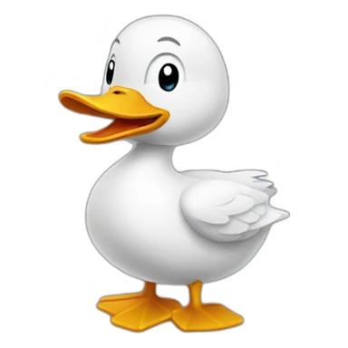 duck works as a pharmacist sticker