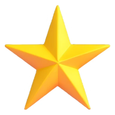 bright shining star sticker