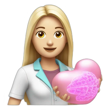 Biomedical-Engineer-studying-hologram-3d-model-of-breast sticker