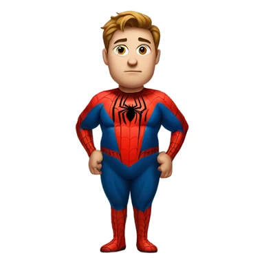 Obese Spider-Man sticker