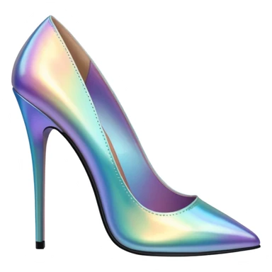 Iridescent heels sticker