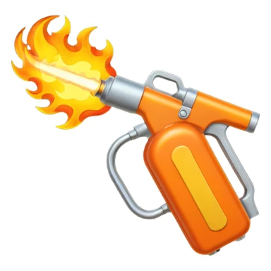 flame thrower  sticker