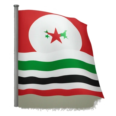 Syrian opposition flag sticker