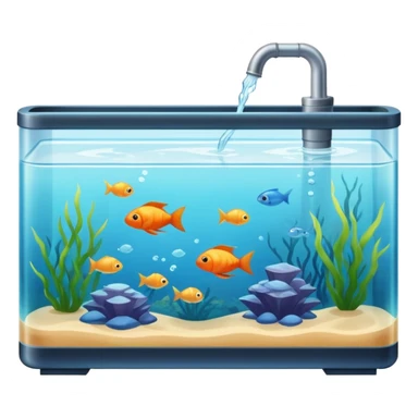 Aquarium sticker