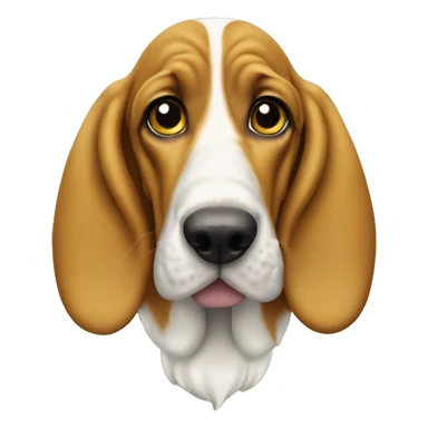 Lemon basset hound sticker