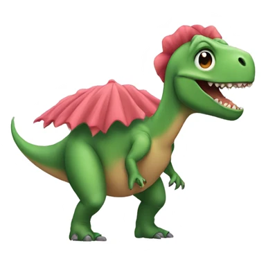 Dinosaur in a tutu sticker