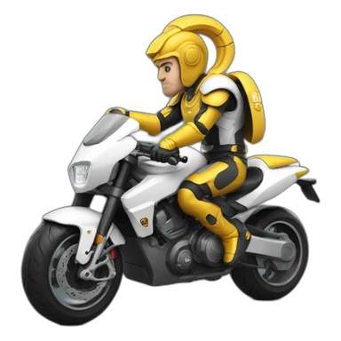 God ram on superbike sticker