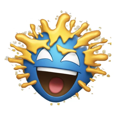 super excited face exploding with joy sticker