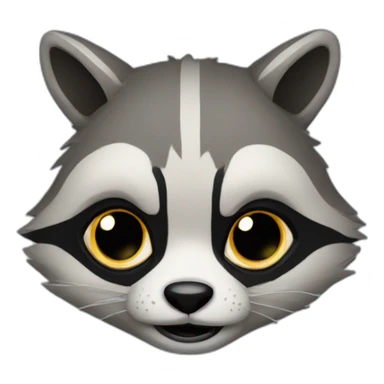 Terrifying Raccooon sticker