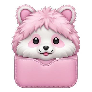 Furry Baby Pink Diary sticker