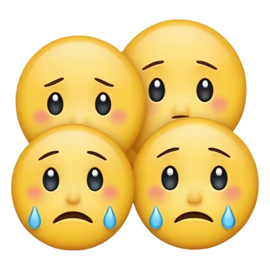 🥺+🥲+🥺  je veux pas d'apparence humain  sticker