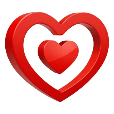 suprematism heart sticker