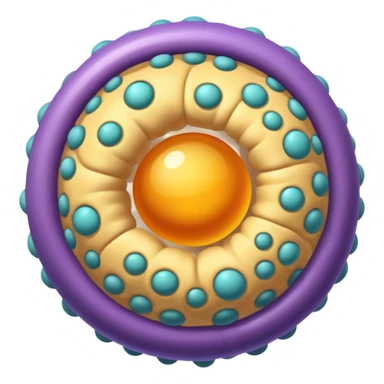 Membraneless organelle in cell nucleus sticker